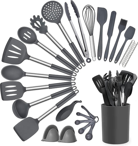 20 Pcs Silicone Cooking Utensil Set for Kitchen BPA Free