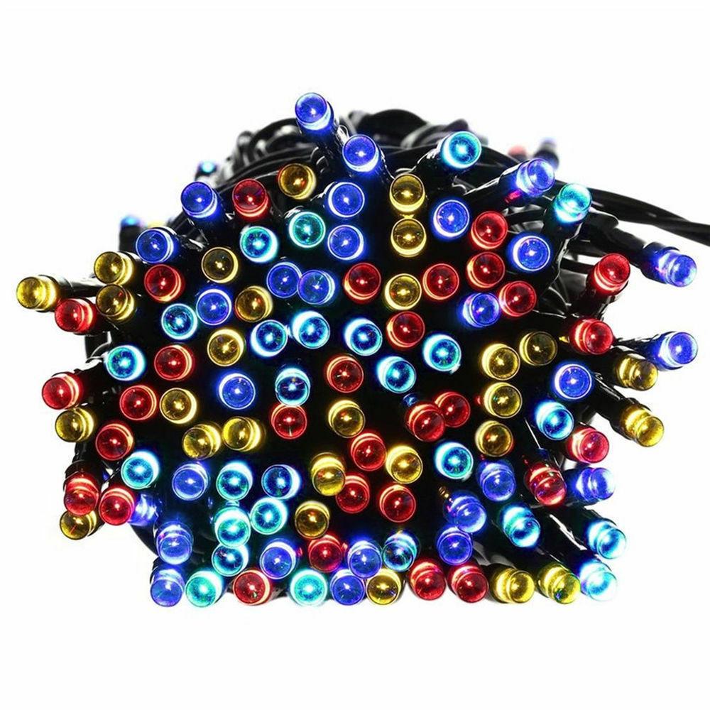 christmas 200Led String Powered Fairy Lights Christmas Multi Colour 35M