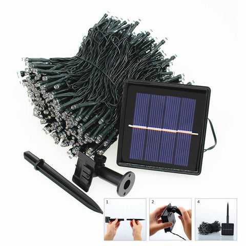 christmas 200Led String Powered Fairy Lights Christmas Multi Colour 35M