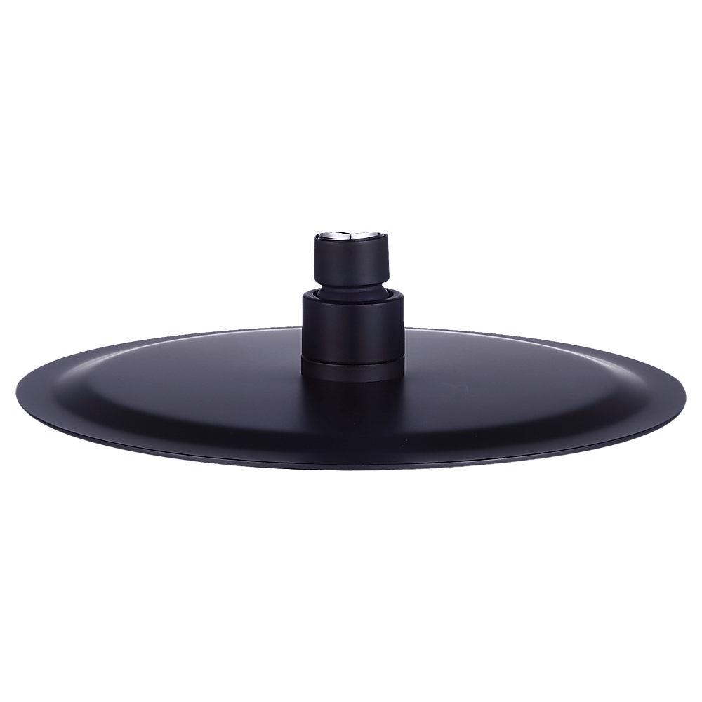 200mm Shower Head Round 304SS Showerhead Electroplated Matte Black Finish