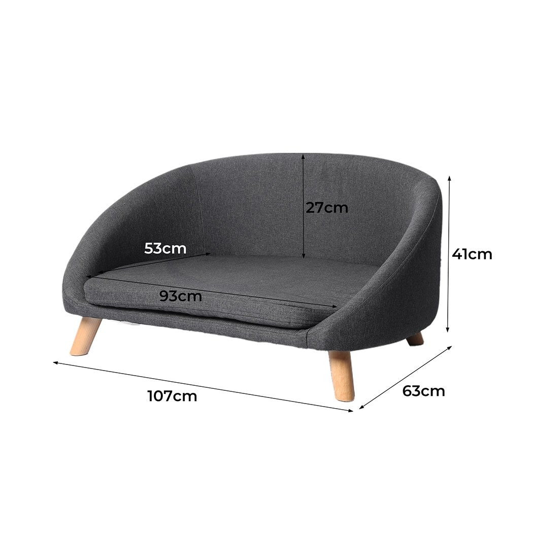 Beds 20D Sponge padding Cat Dog Beds Sleeper Soft Grey