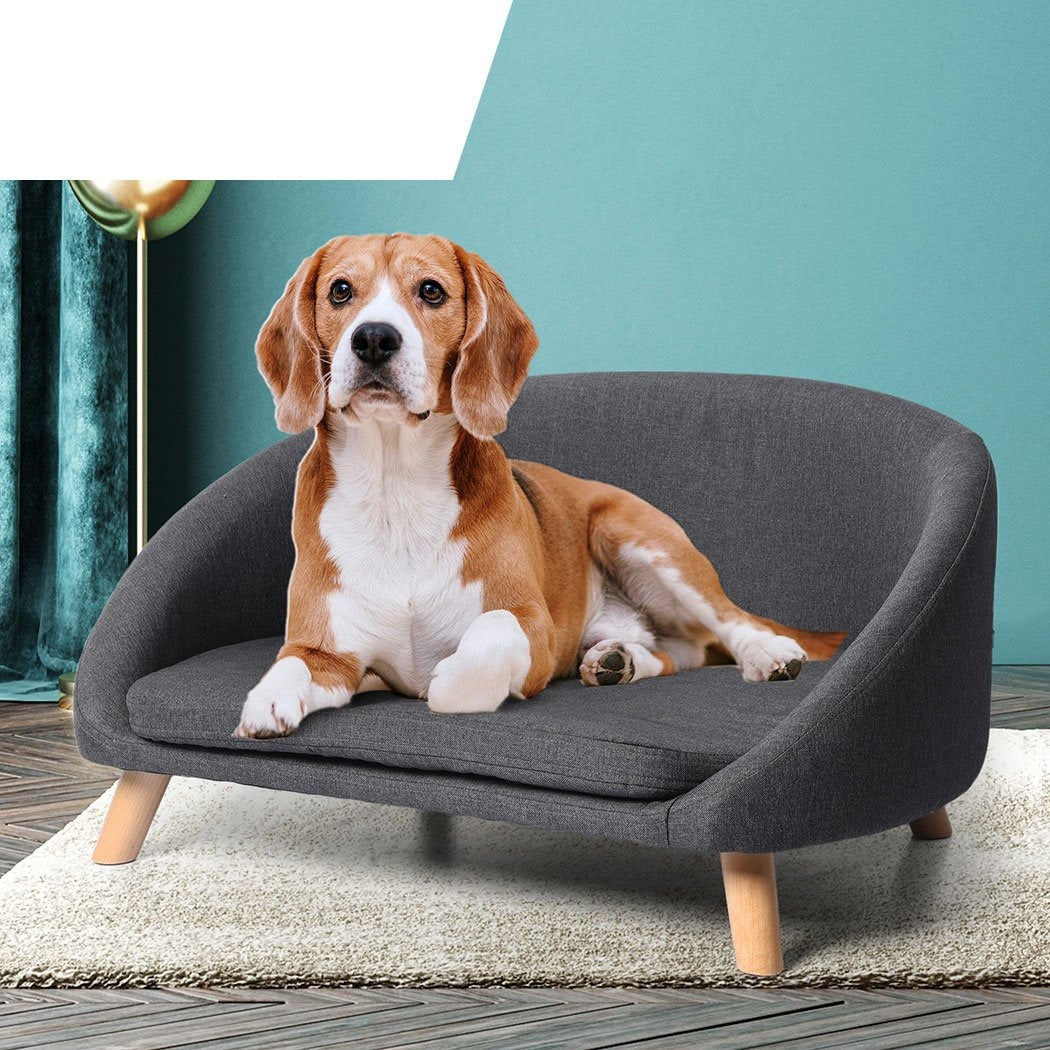 Beds 20D Sponge padding Luxury Pet Beds Couch Sleeper Soft Grey