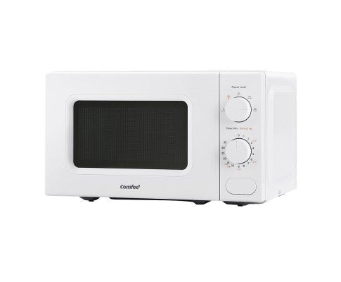 20L Microwave Oven 700W Countertop Kitchen Cooker stoneware White