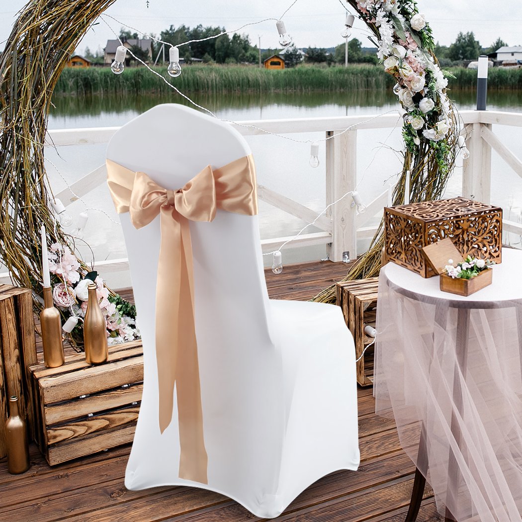 Party Supplies 20x Satin Chair Sashes Table Runner 275x18cm