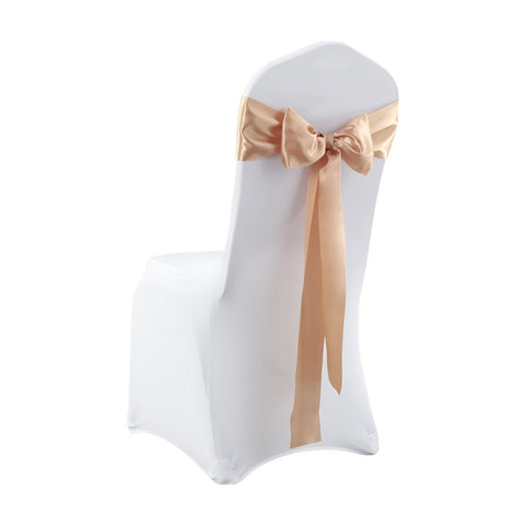 20x Satin Chair Sashes Table Runner 275x18cm