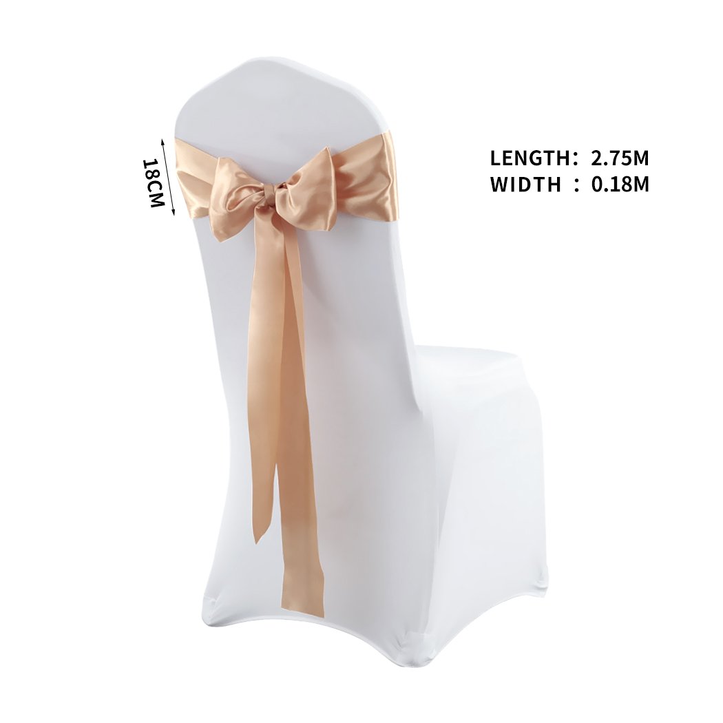 Party Supplies 20x Satin Chair Sashes Table Runner 275x18cm