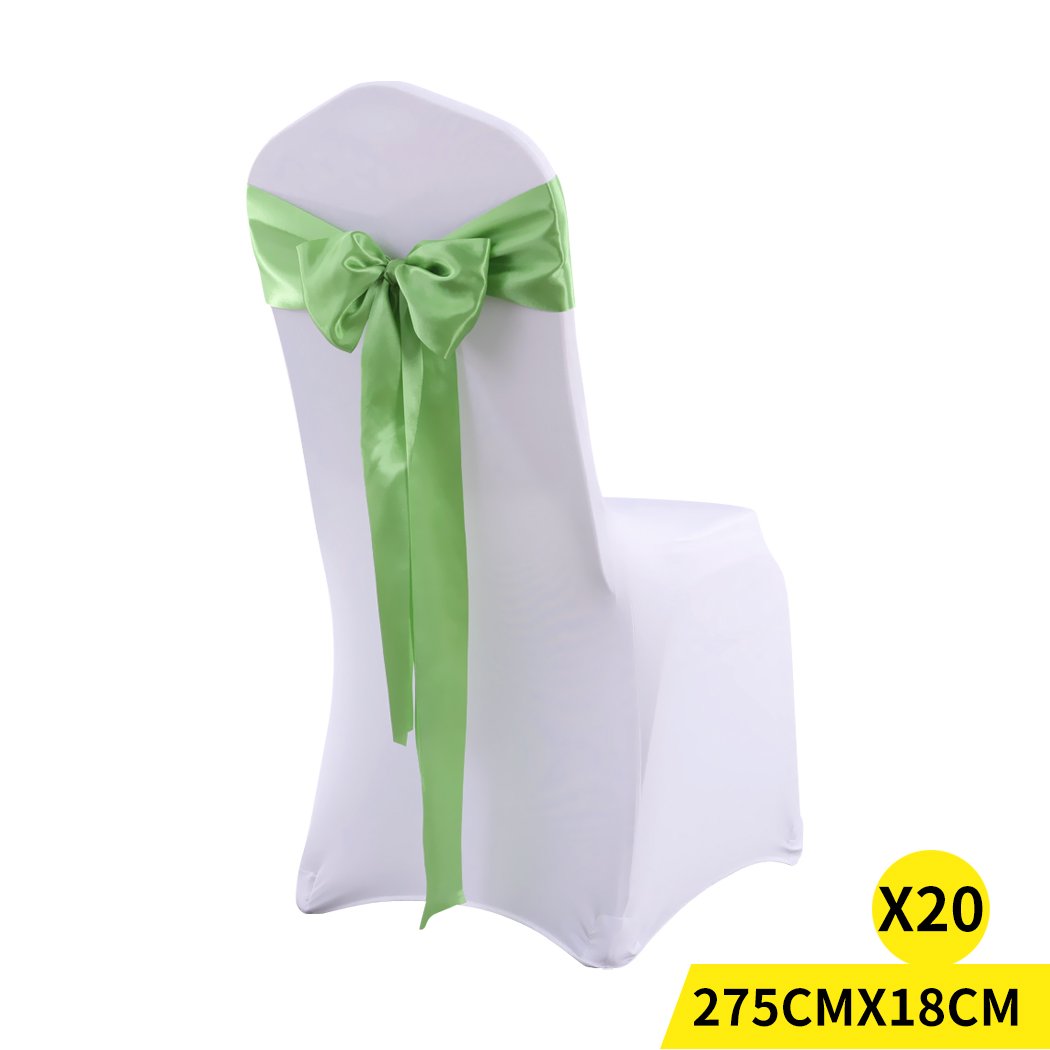 Party Supplies 20x Satin Chair Sashes Table Runner