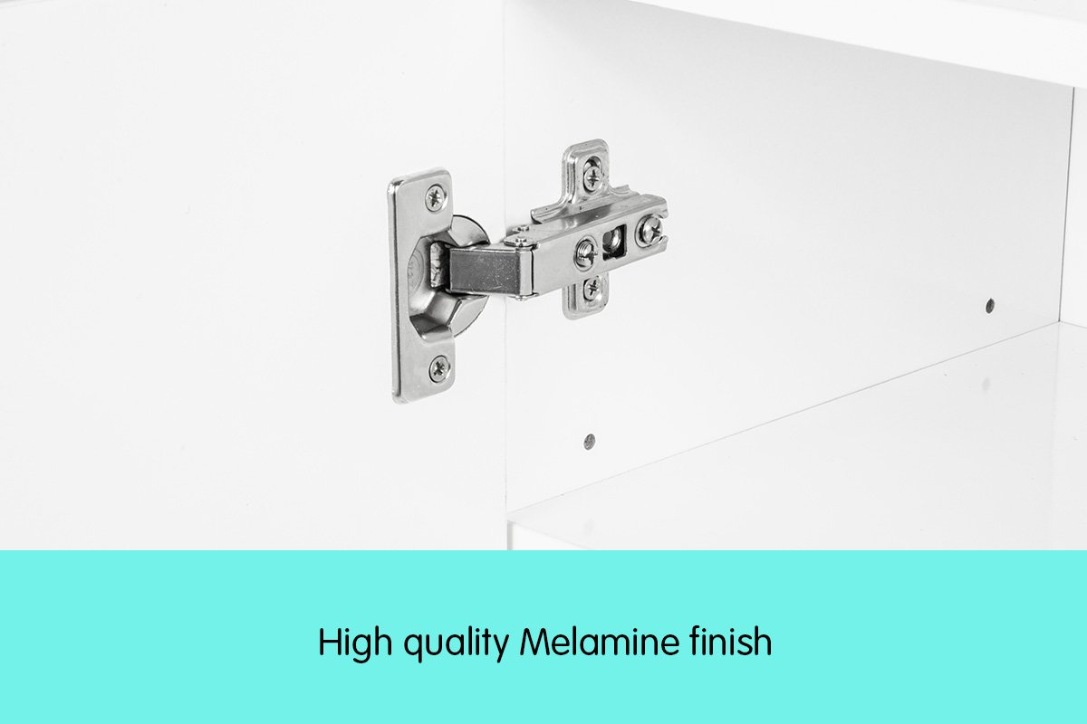 21 Pairs Shoe Cabinet Rack Storage Organiser - 80 x 30 x 90cm - White
