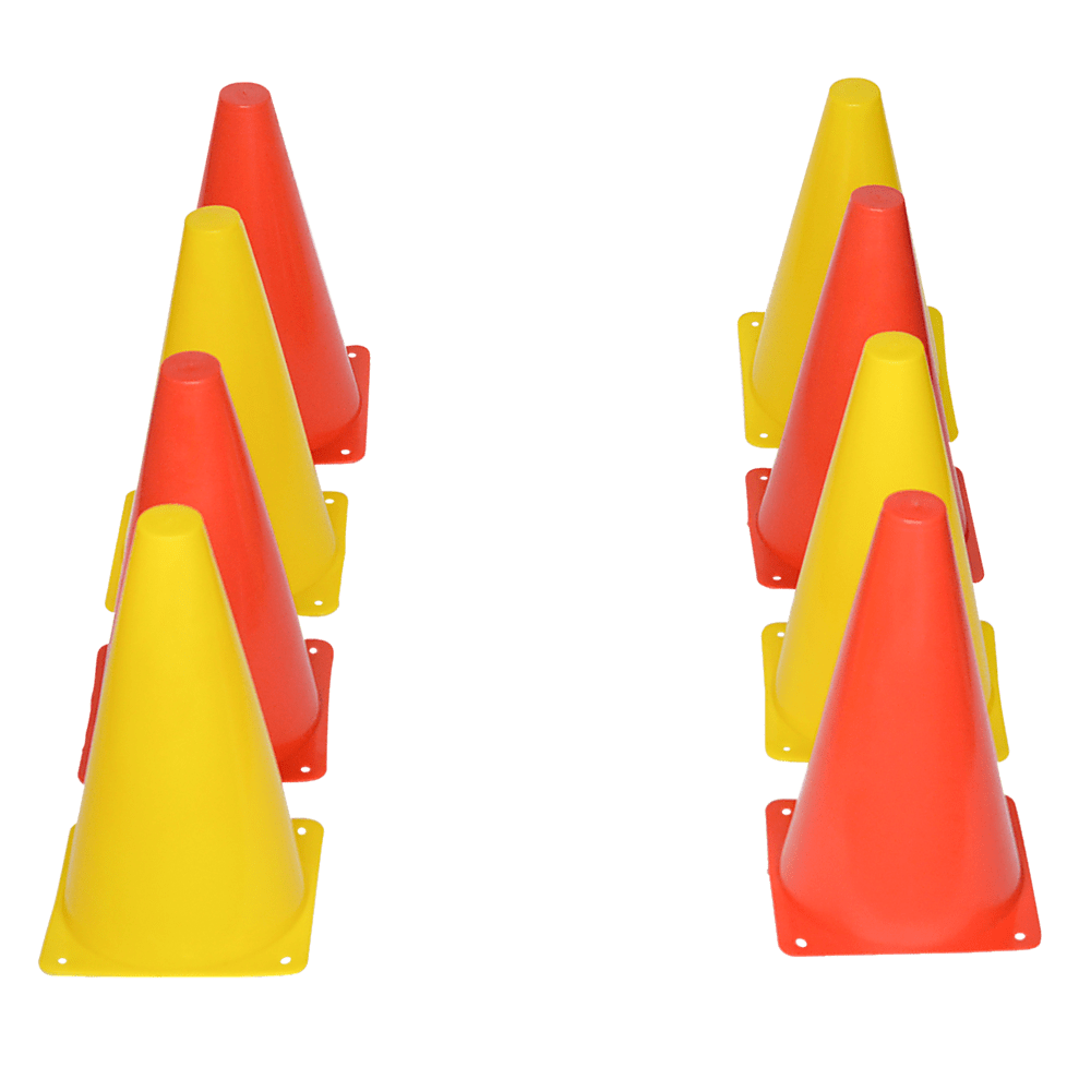230mm Training Cones Set Football Soccer Rugby Traffic