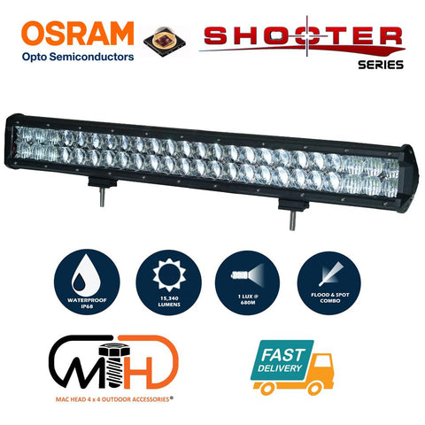 Lights 23inch Osram LED Light Bar 5D 144w Sopt Flood Combo Beam Work Driving Lamp 4wd