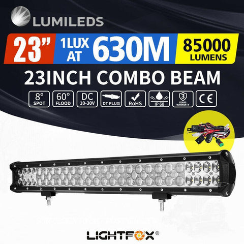 23inch Philips LED Light Bar Spot Flood Work Driving Lamp Offroad 4x4 Truck SUV