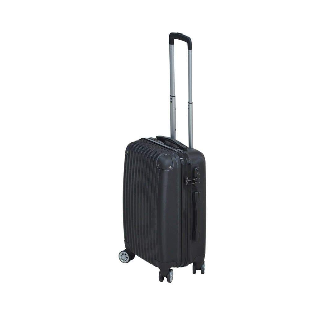 travelling 24" Cabin Luggage Suitcase Code Lock Hard Shell Travel Case Carry On Bag Trolley