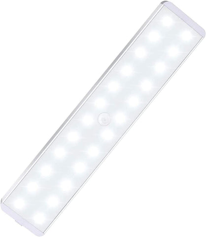 24 LED Stick Motion Sensor Light Wireless Under Cabinet for Wardrobe Stairs
