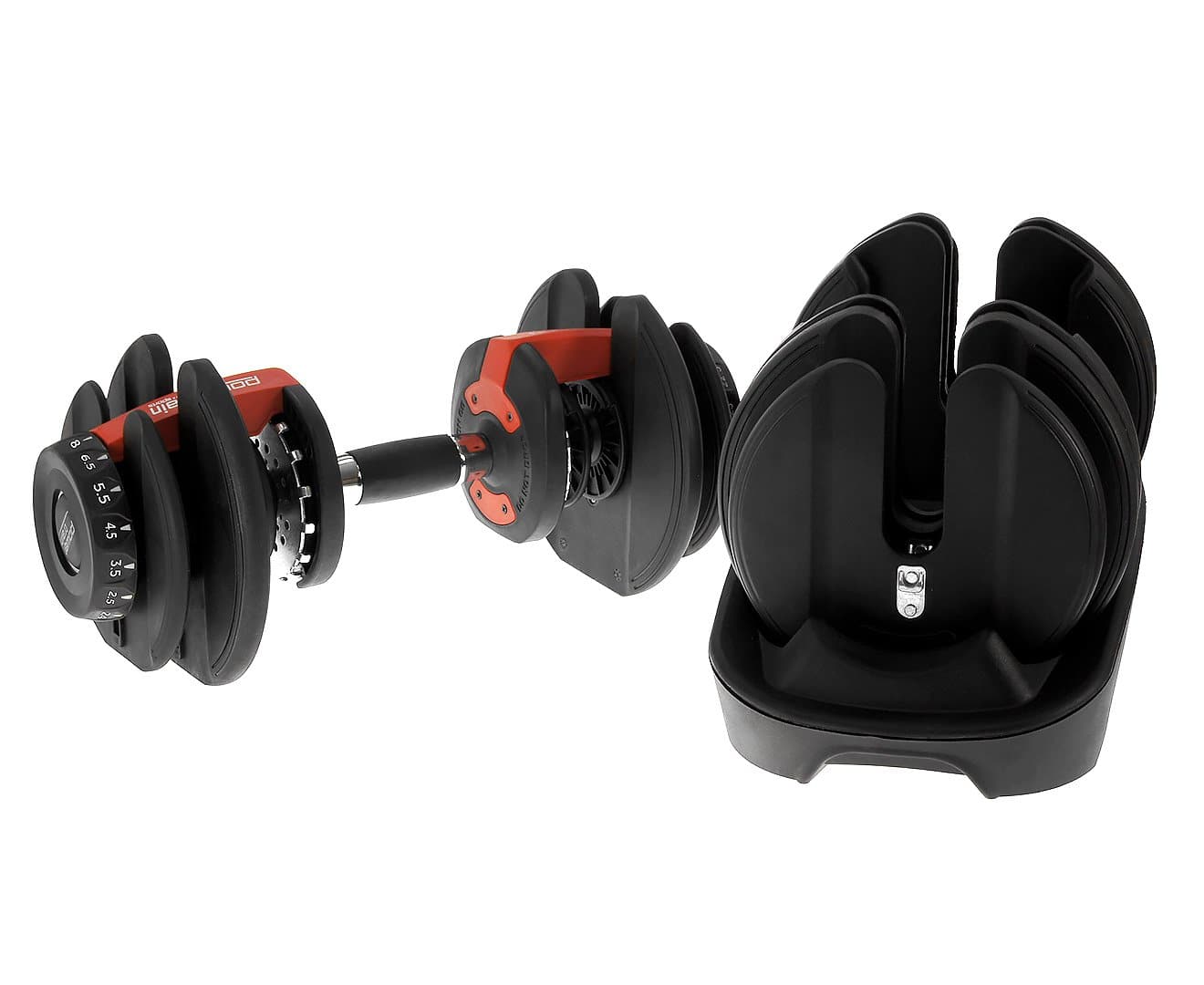 24kg Powertrain Adjustable Home Gym Dumbbell