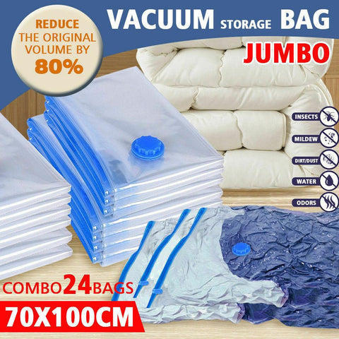 24X Vacuum Seal Storage Bags X-Large