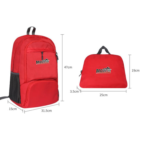 25L Travel Backpack Mens Foldable Backpacks