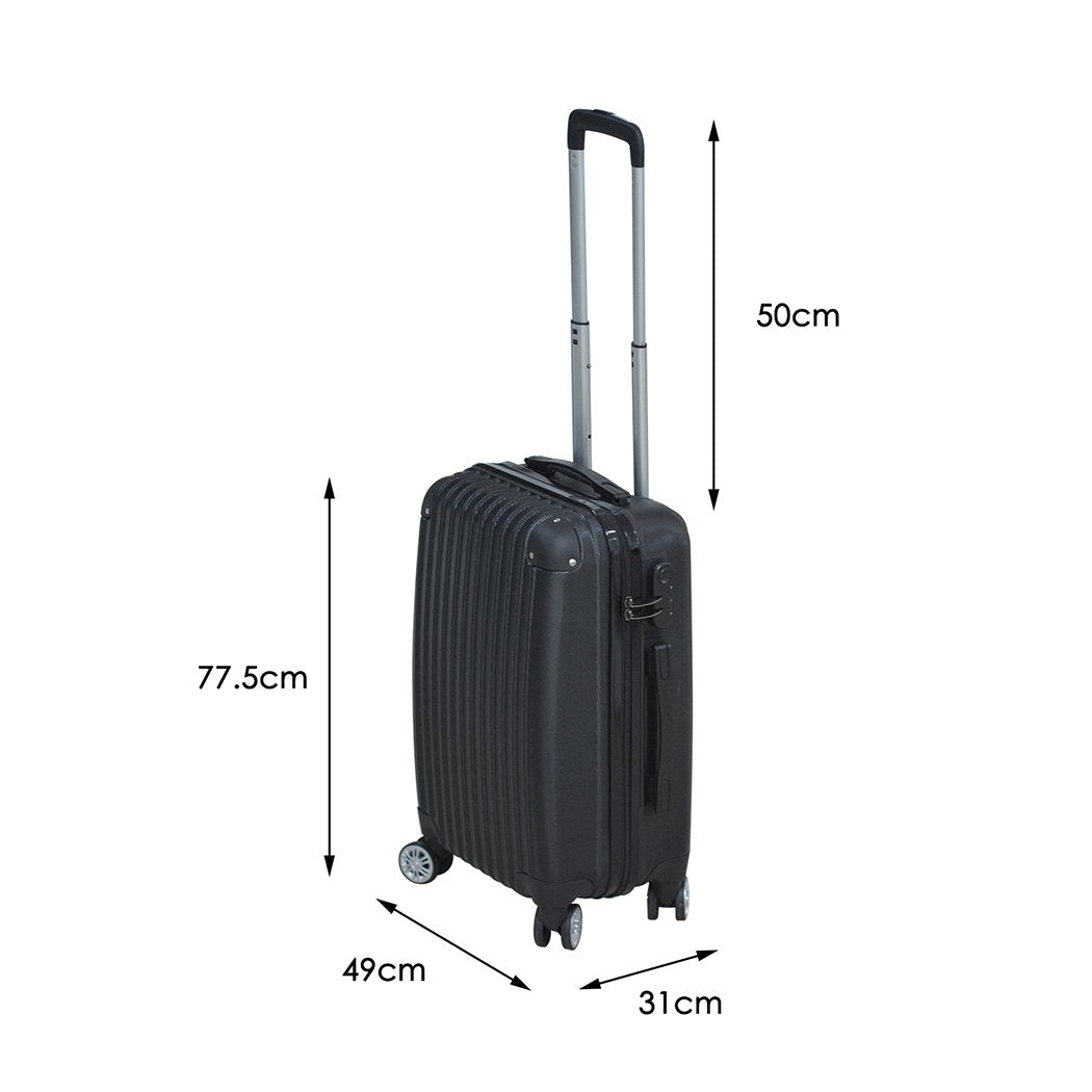 Travelling 28" Luggage Sets Suitcase Blue&Black