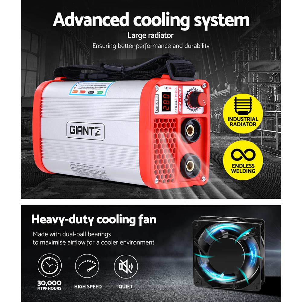 Power Tools 280 Amp Inverter Welder DC MMA ARC IGBT Stick Portable Welding Machine