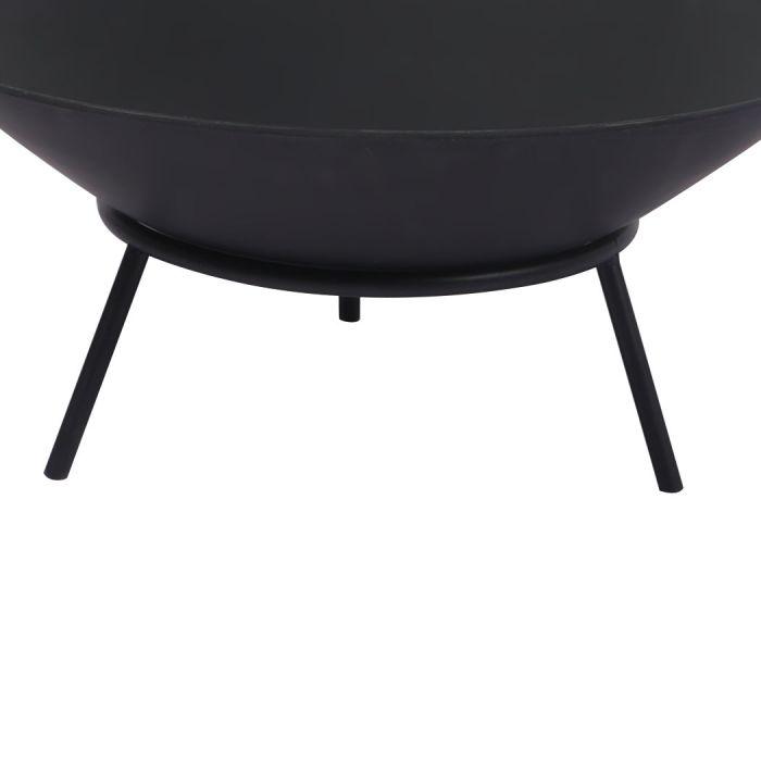 outdoor living 2IN1 Steel Fire Pit Bowl Firepit