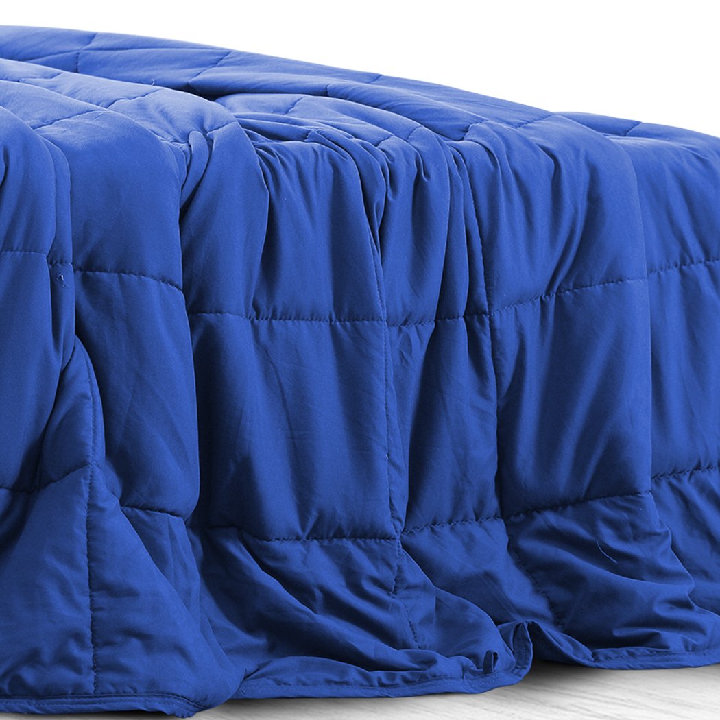 bedding 2Kg Kids Anti Weighted Blanket Blue Colour