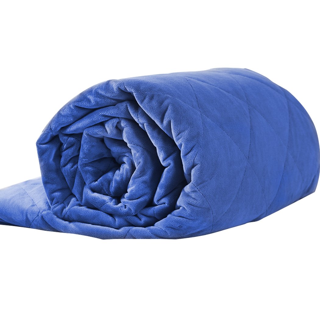 bedding 2Kg Kids Anti Weighted Blanket Blue Colour