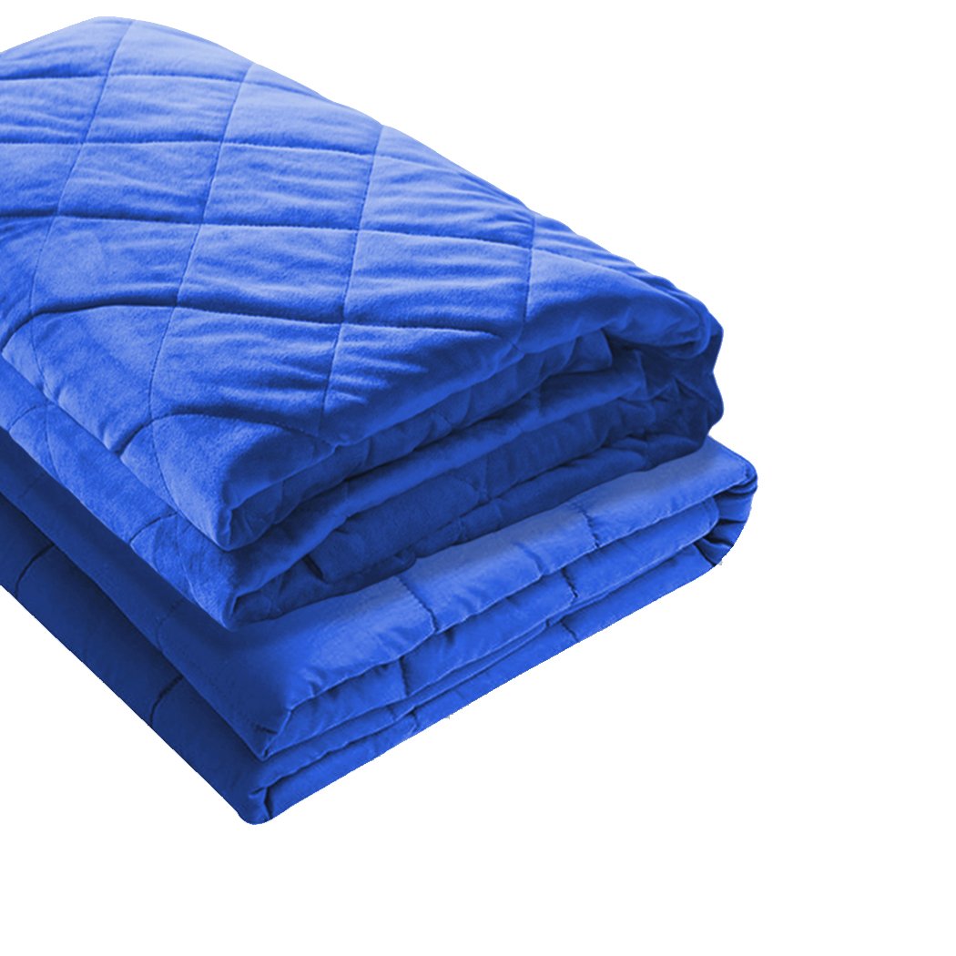 bedding 2Kg Kids Anti Weighted Blanket Blue Colour