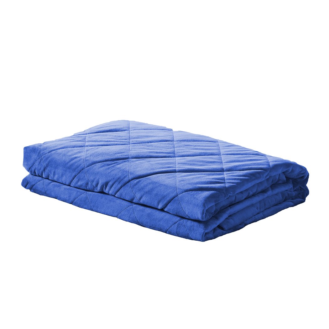bedding 2Kg Kids Anti Weighted Blanket Blue Colour