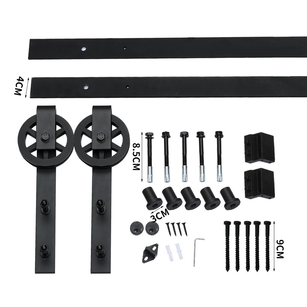 living room 2M Antique Classic Style Single Sliding Roller Kit