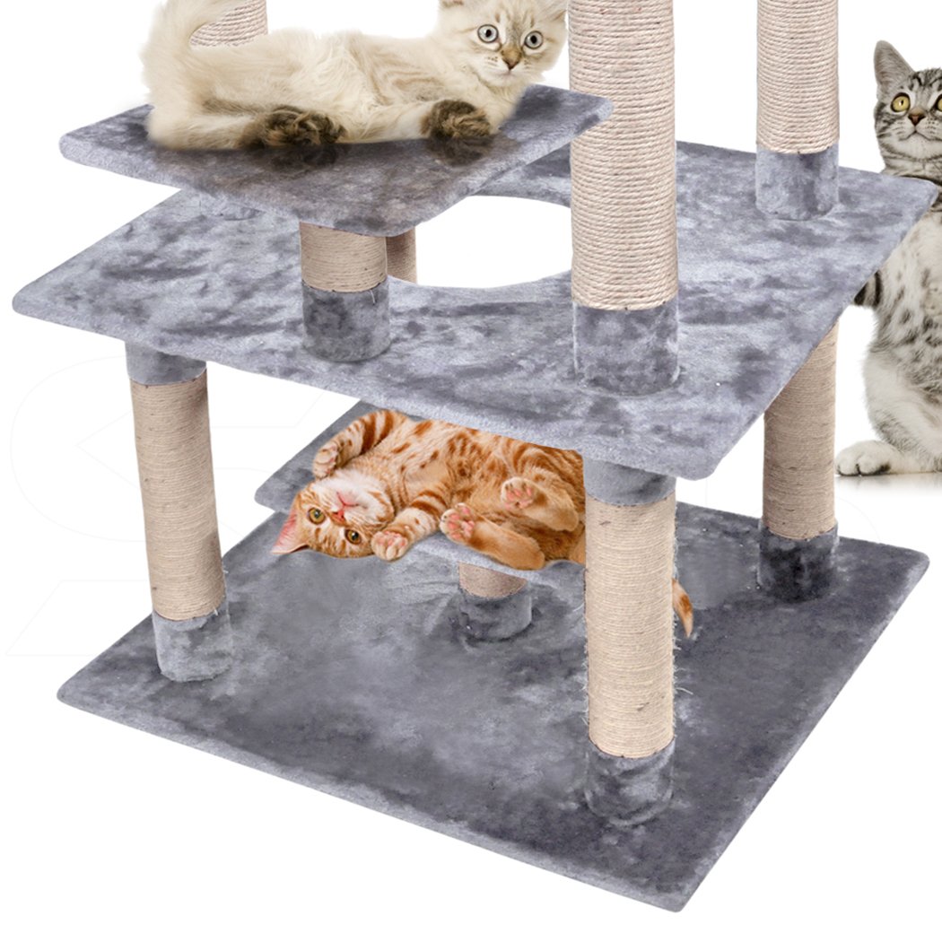 pet products 2M Cat Scratching Post Tree Pet Gym House