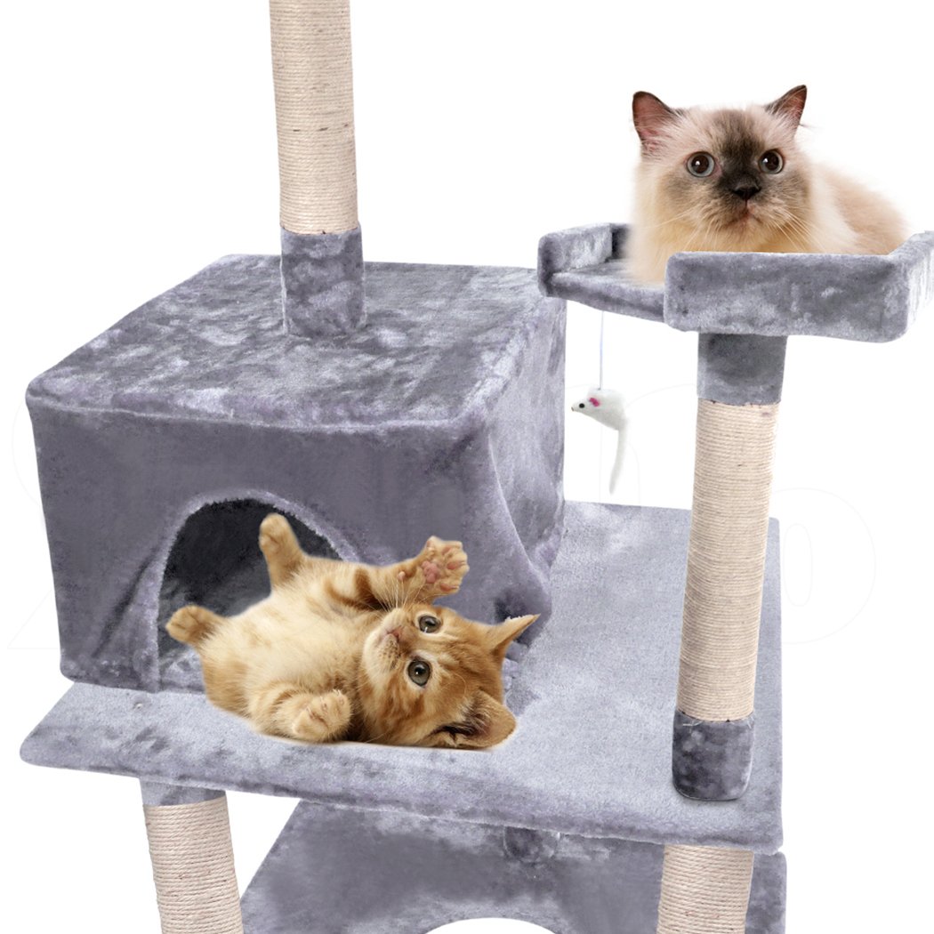 pet products 2M Cat Scratching Post Tree Pet Gym House