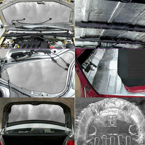 2MX1M 10mm Sound Deadener Car Heat Shield Insulation Deadening Noise Proofing Foam