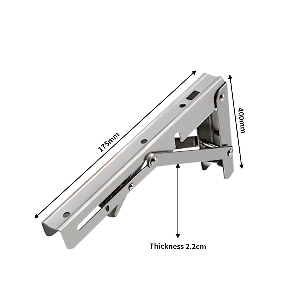 Folding Table Bracket 2Pcs 16" Folding Wall Shelf Bench