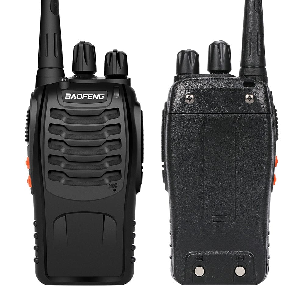 2Pcs Walkie Talkie Bf-888S Handheld Two-Way Radio Uhf 400-470Mhz 5W