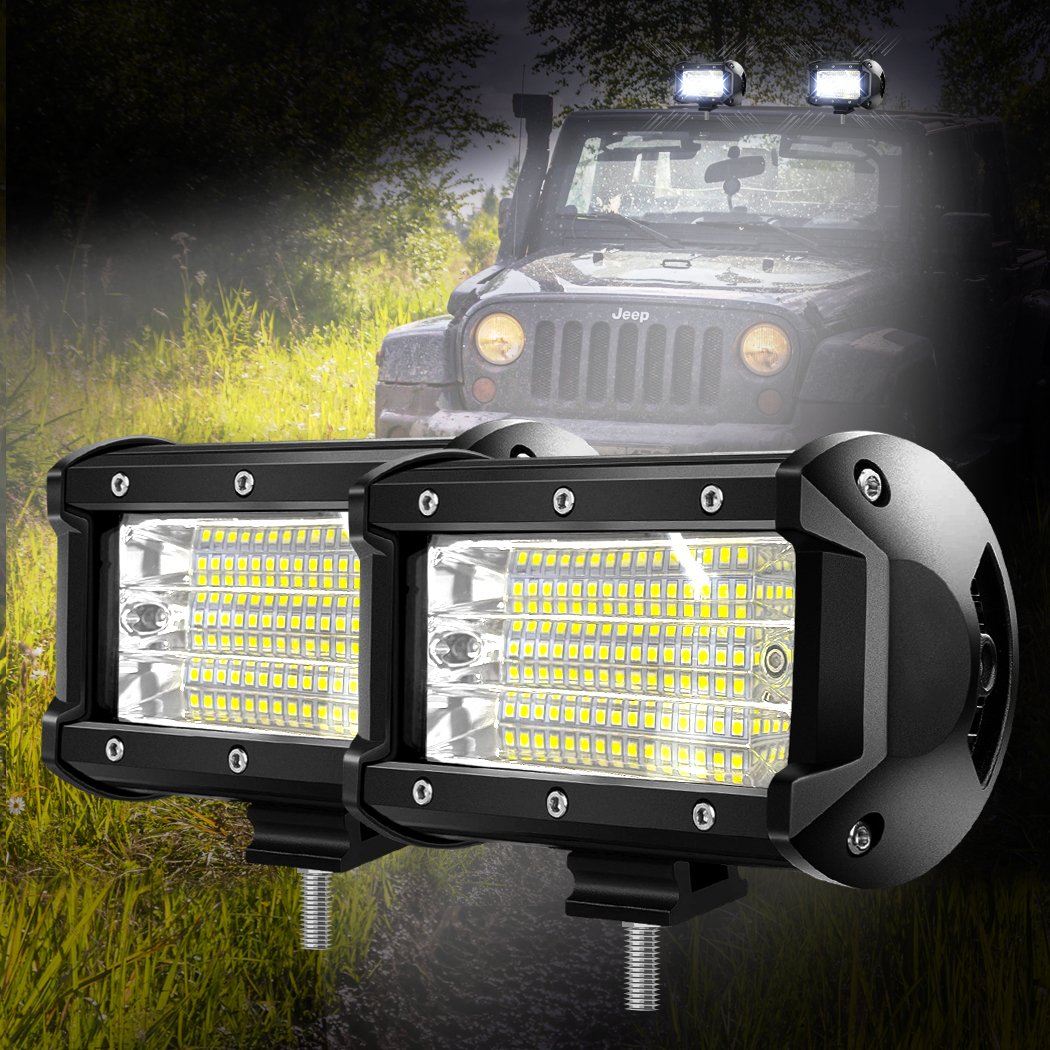 lighting 2x 5inch LED Caravan Camping Strip Lights