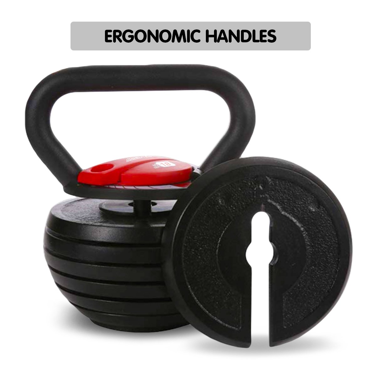 weights strength 2x Adjustable Kettlebells Weights Dumbbell 18kg