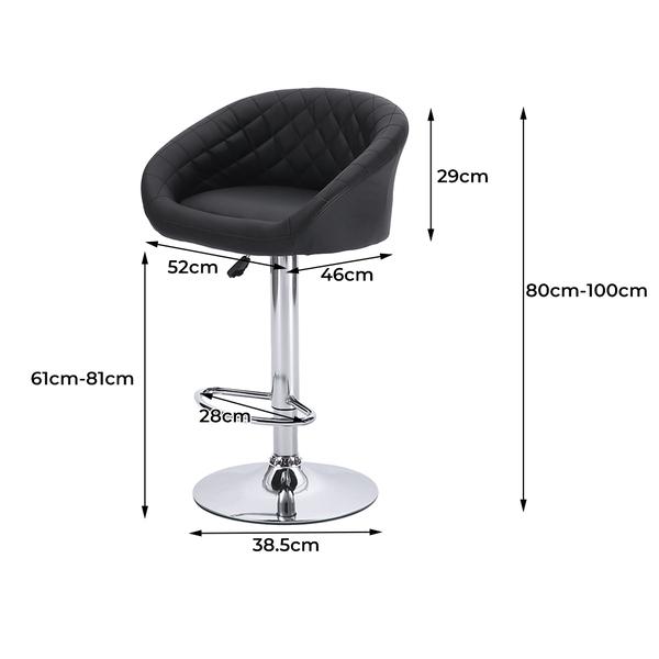 dining room 2x Bar Stools Stool Black
