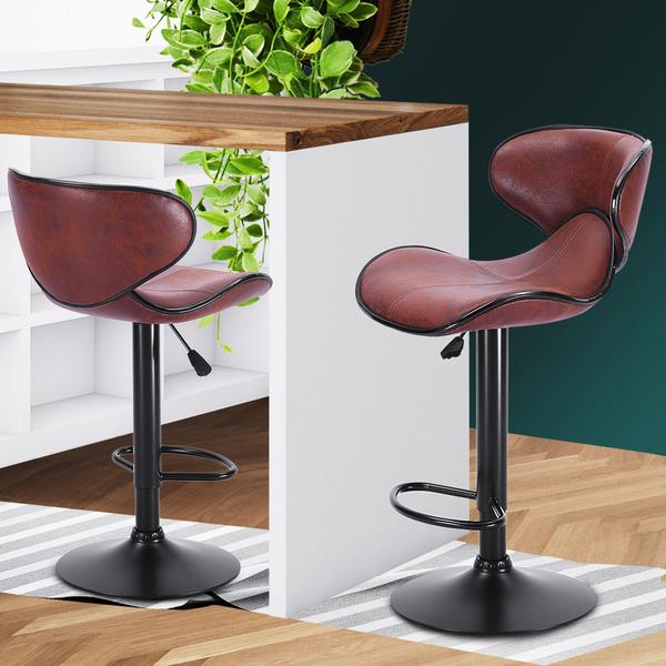 dining room 2x Bar Stools Stool Brown