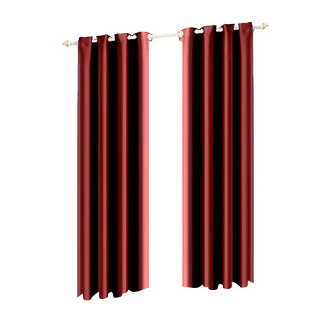 2x Blockout Curtains Panels 140x230cm