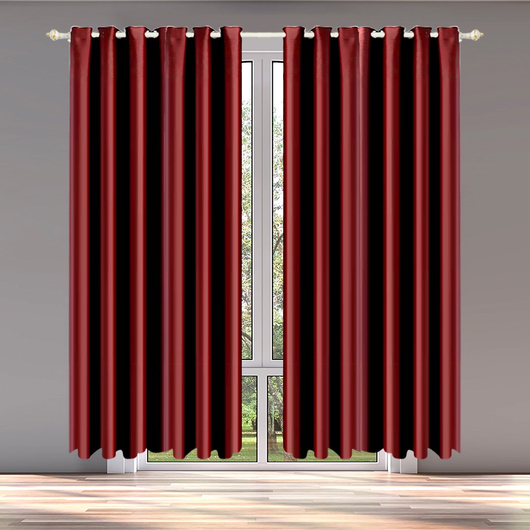 Living Room 2x Blockout Curtains Panels 240x230cm