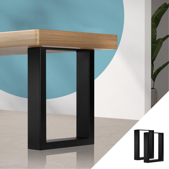 2X Coffee Dining Table Legs Bench Box DIY Steel Metal