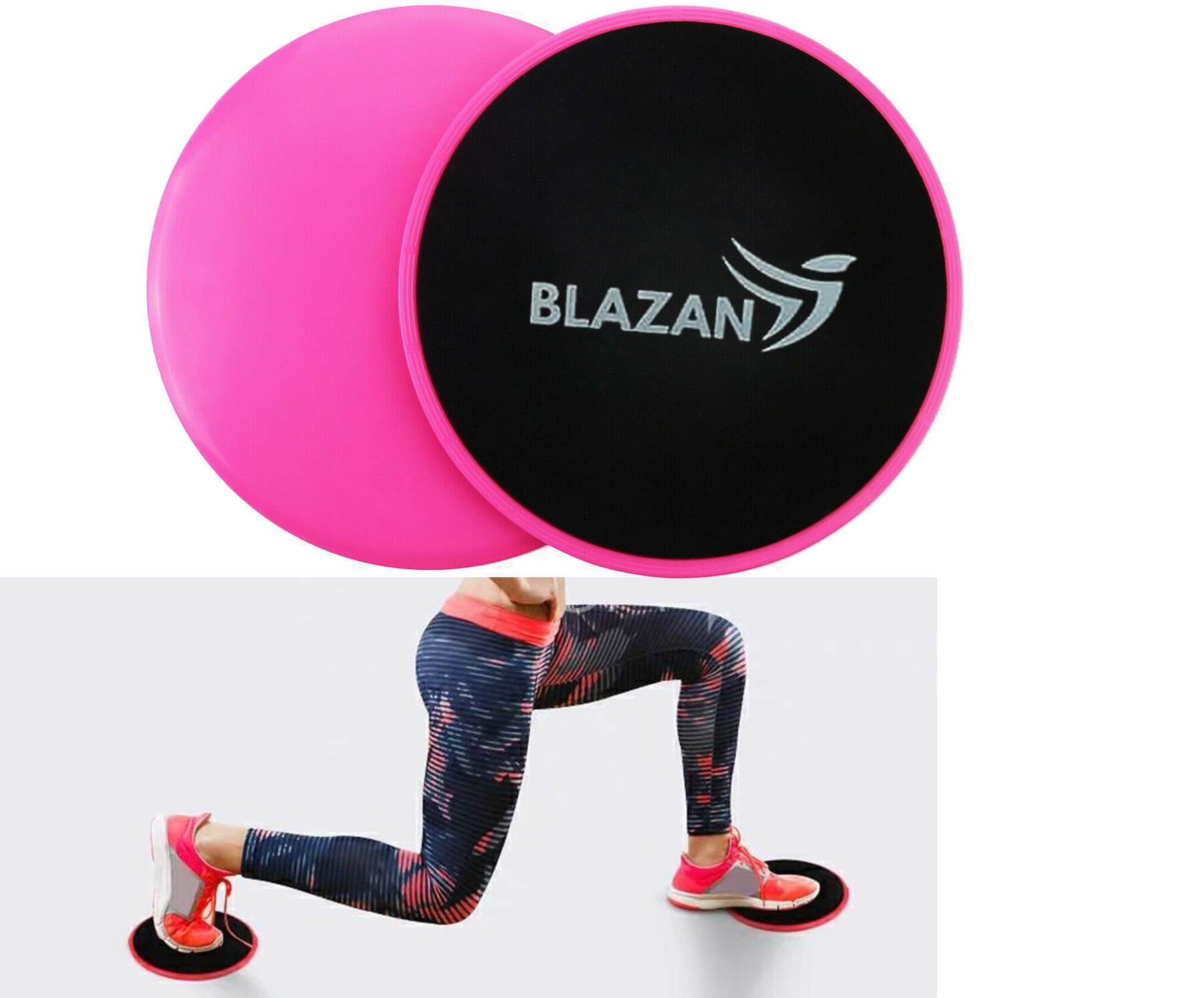 sports & outdoors 2x Core Sliders Gliding Discs