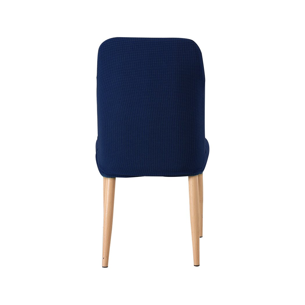 living room 2x Dining Chair Covers Spandex Cover Removable Slipcover Banquet Party Navy