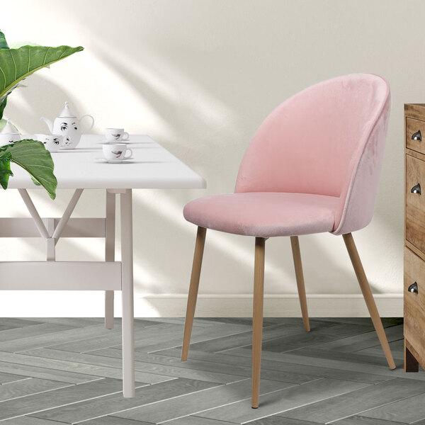 dining room 2x Dining Chairs Pink