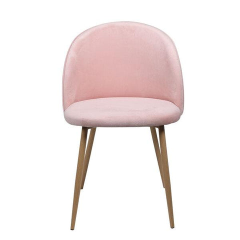 2x Dining Chairs Pink