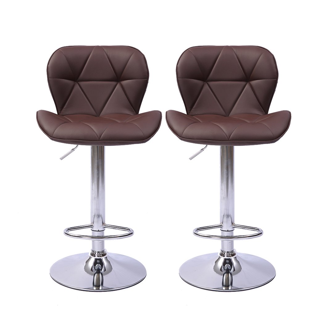 bar stool 2x Gas Lift Metal Barstools