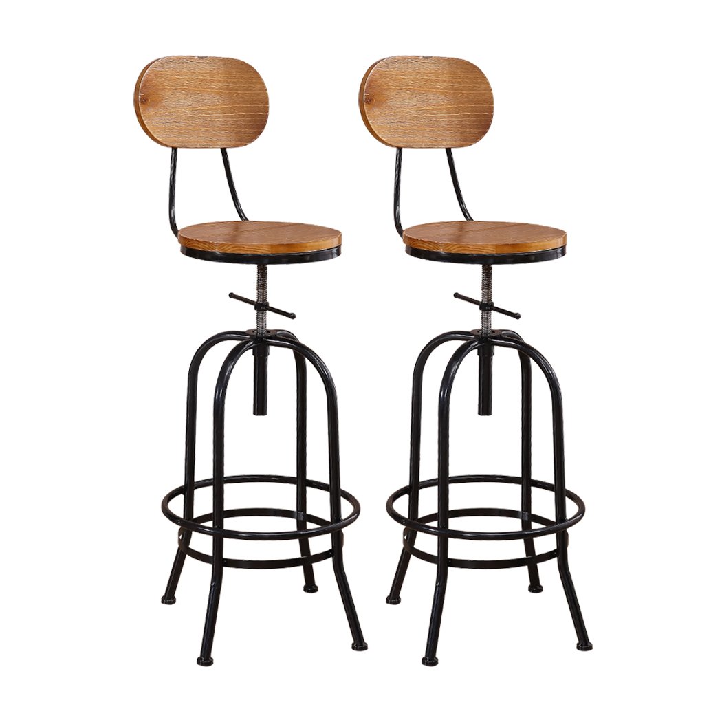 Bar Stool 2x Industrial Bar Stools Kitchen Stool