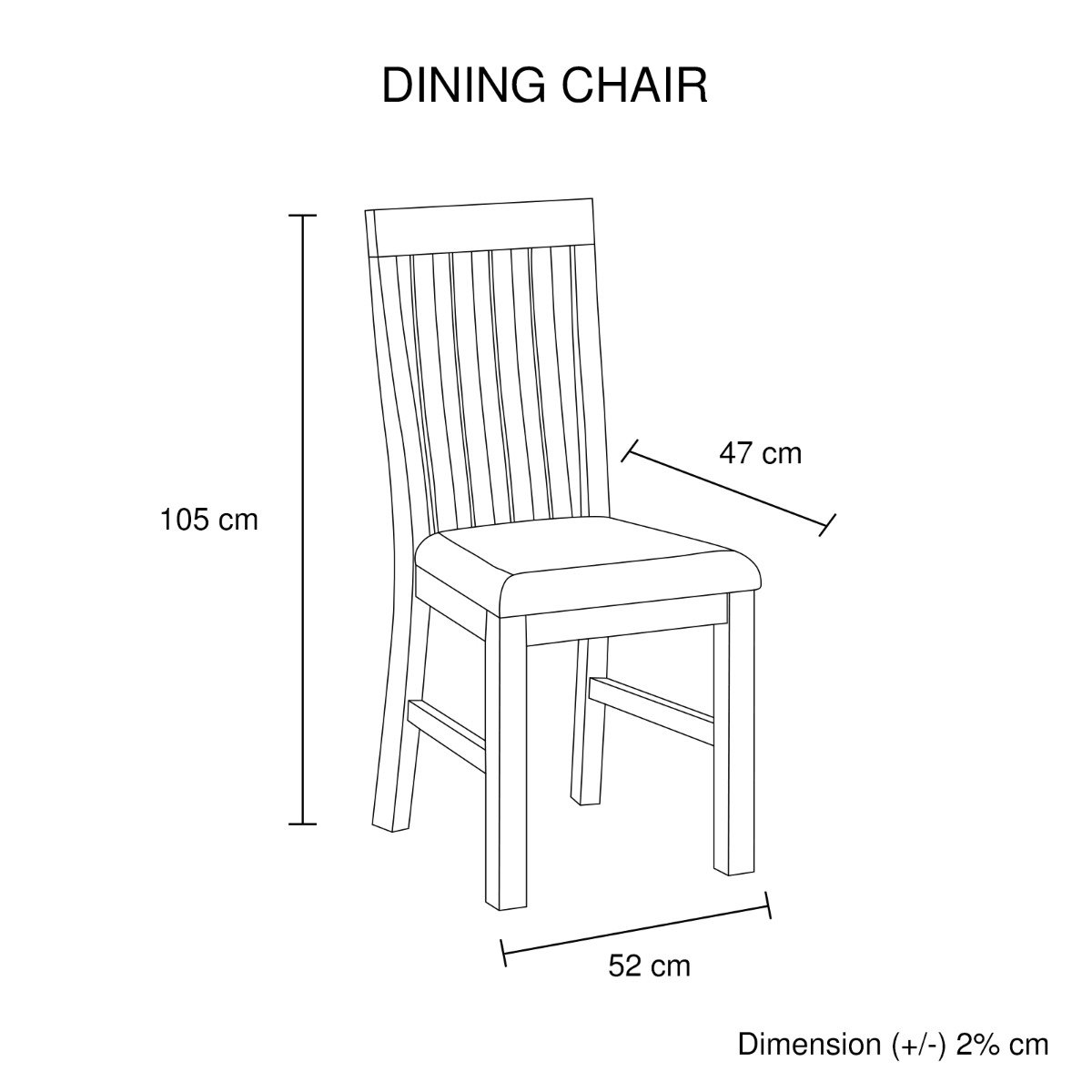 Dining 2x Java Dining Chair Oak