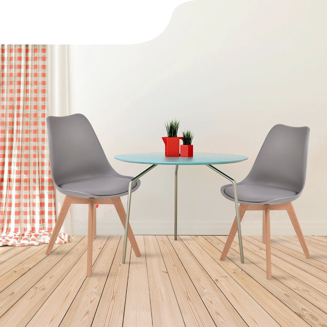 Dining Room 2x Leather Dining Chair