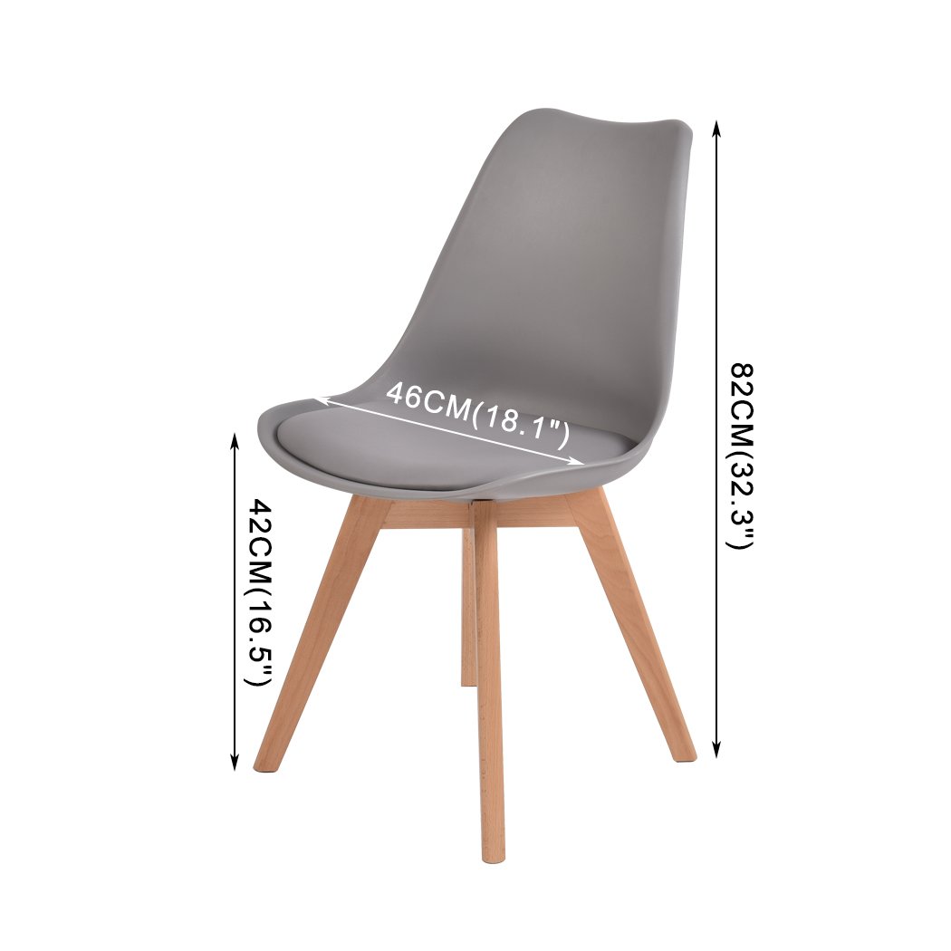 Dining Room 2x Leather Dining Chair