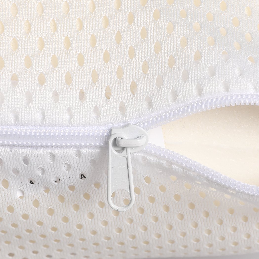 Pillows 2x Natural Latex Memory Down Pillow Removable Cover